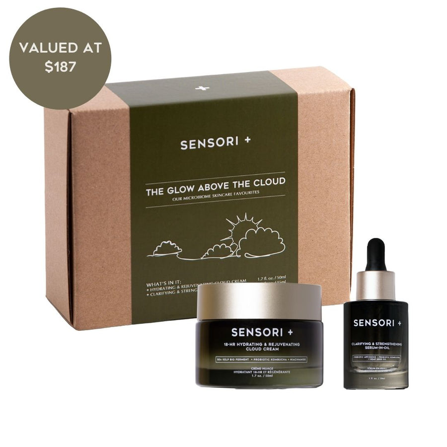 The Glow Above The Cloud Kit - Face Cream and Serum-in-Oil